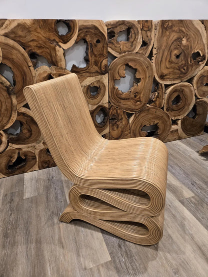 Natural Rattan Snake Chair